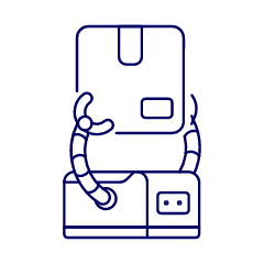 Mobile Robot 2 Illustration from UX Line Set