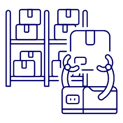 Mobile Robot 3 Illustration from UX Line Set