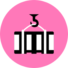 Container Lift Icon from Kameleon Pop Set