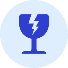 Glass Fragile Icon from Kameleon Duo Set