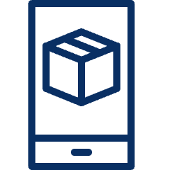 Delivery Mobile Icon from Cyber Line Set