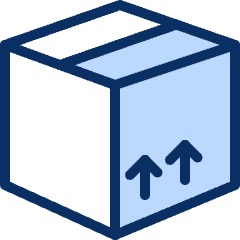 Delivery Package Close Icon from Cyber Duotone Set