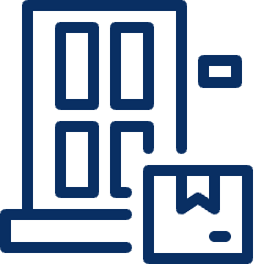 Delivery Porch Icon from Cyber Line Set