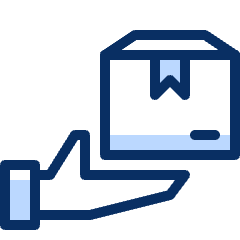 Delivery Recieve Icon from Cyber Duotone Set