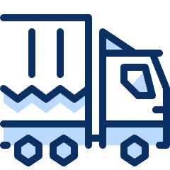 Delivery Truck 6 Icon from Cyber Duotone Set