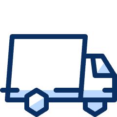 Delivery Truck 8 Icon from Cyber Duotone Set