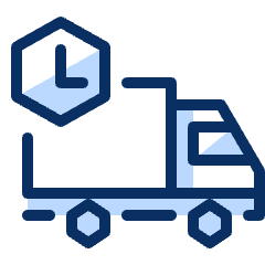 Delivery Truck Timeout Icon from Cyber Duotone Set