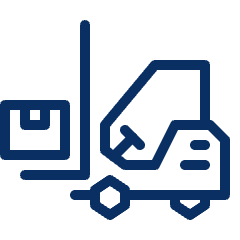 Forklift Icon from Cyber Line Set