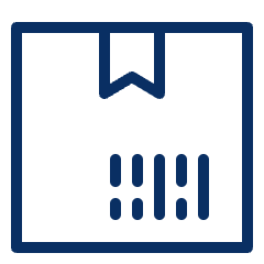 Package Barcode Icon from Cyber Line Set