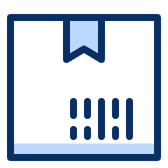 Package Barcode Icon from Cyber Duotone Set