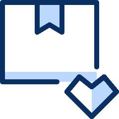 Package Favorite Heart Icon from Cyber Duotone Set