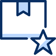 Package Favorite Star Icon from Cyber Duotone Set