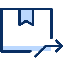 Package Forward Icon from Cyber Duotone Set