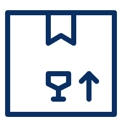 Package Fragile Icon from Cyber Line Set