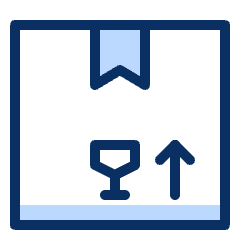 Package Fragile Icon from Cyber Duotone Set