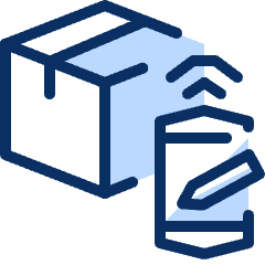 Package Mobile Edit Icon from Cyber Duotone Set