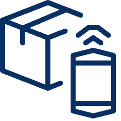 Package Mobile Icon from Cyber Line Set