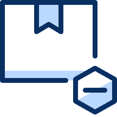 Package Subtract Icon from Cyber Duotone Set