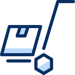 Package Trolley 1 Icon from Cyber Duotone Set