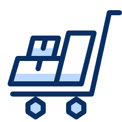 Package Trolley 2 Icon from Cyber Duotone Set