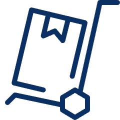 Package Trolley 3 Icon from Cyber Line Set