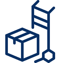 Package Trolley 4 Icon from Cyber Line Set