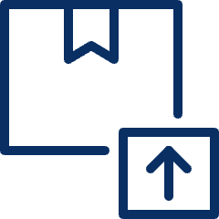 Package Upload Icon from Cyber Line Set