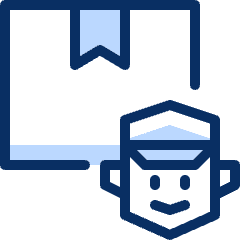 Package User Icon from Cyber Duotone Set