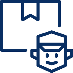 Package User Icon from Cyber Line Set