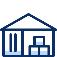 Warehouse 2 Icon from Cyber Duotone Set