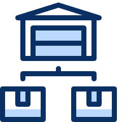 Warehouse Packages Icon from Cyber Duotone Set