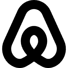 Airbnb Logo Icon from Core Solid Set