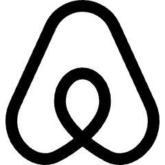 Airbnb Logo Icon from Core Line Set