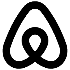 Airbnb Logo Icon from Flex Solid Set