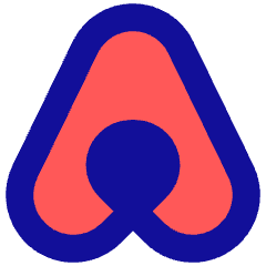 Airbnb Logo Icon from Sharp Pop Set