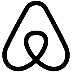 Airbnb Logo Icon from Plump Line Set