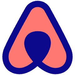 Airbnb Logo Icon from Plump Pop Set