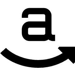 Amazon Logo Icon from Sharp Solid Set