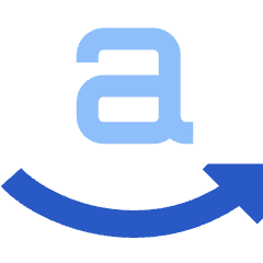 Amazon Logo Icon from Sharp Flat Set