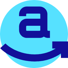 Amazon Logo Icon from Sharp Pop Set