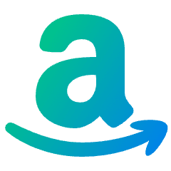 Amazon Logo Icon from Plump Gradient Set