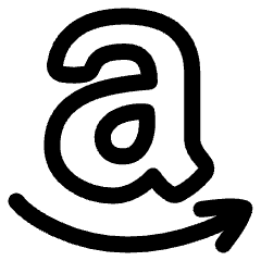 Amazon Logo Icon from Plump Line Set