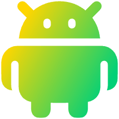 Android Logo Icon from Plump Gradient Set