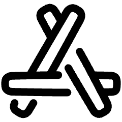 App Store Logo Icon from Plump Line Set