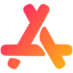 App Store Logo Icon from Plump Gradient Set