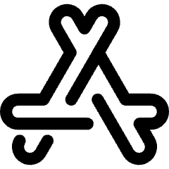 App Store Logo Icon from Core Line Set