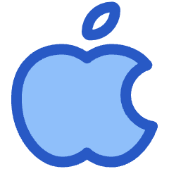 Apple Logo Icon from Plump Duo Set