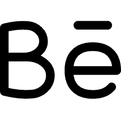 Behance Logo Icon from Flex Line Set