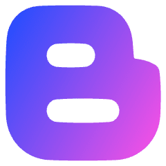 Blogger Logo Icon from Plump Gradient Set