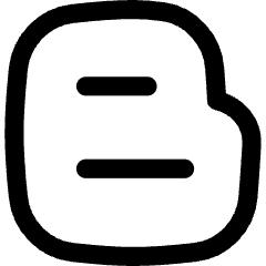 Blogger Logo Icon from Flex Line Set